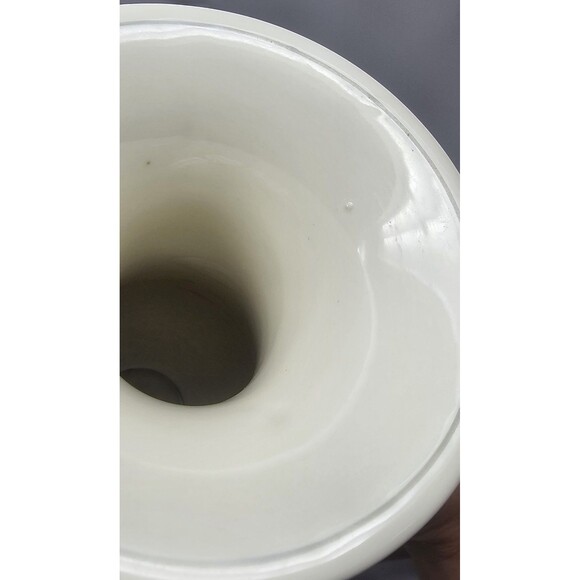 Vintage Schaubach Kunst Floral Tapered Hand Painted Vase Germany 8" Excellent - Picture 15 of 16